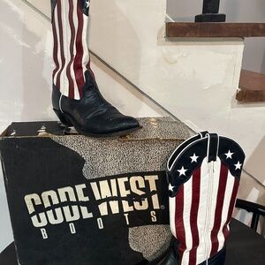 Patriotic American women boots